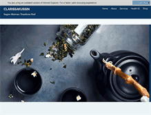 Tablet Screenshot of clarissakussin.com